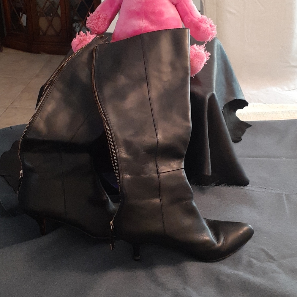 Coach heel boots